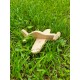 Avion de jucărie din lemn